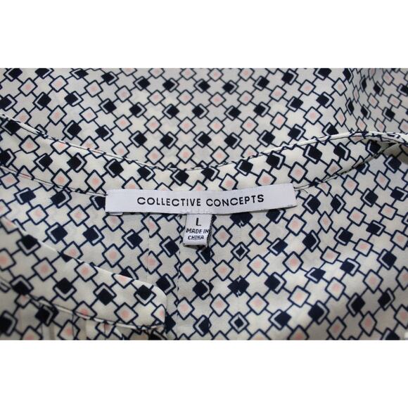 Collective Concepts women's multi patterned casual floral slip dress size Large - Picture 10 of 11